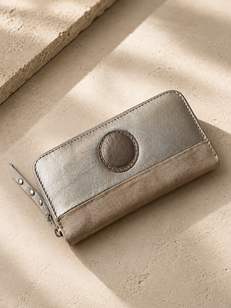 Billetera Mediana Plata y África