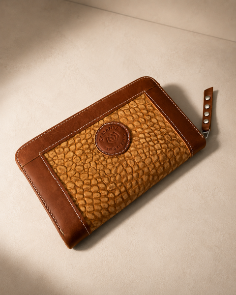 Billetera XL óxido y Croco